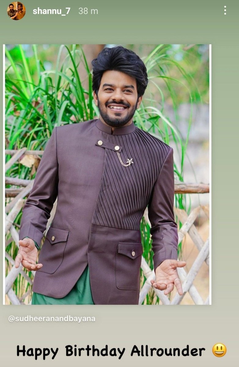 S_Sudheer_FC's tweet photo. Wishing the SuperB Talented #Shannu garu A Very HAPPY BIRTHDAY!! ❤️

All The Best for Your Future Endeavours Brother... 🤗 🥳 #AAS #SS 

Best Wishes
From @SudheerAnand Fans 🤍 😊

#HappyBirthdayShannu
#SudigaliSudheer ¦ #ShanmukhJaswanth https://t.co/cJyEELcrRf