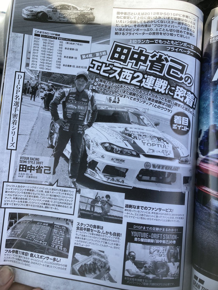 seimitanaka's tweet image. ドリ天発売日って昨日なん？笑
良かったら観てねー！^ ^

#ドリ天
#ドリフト天国
#プライベーター
#貧乏
#ビンボー
#リンボー
#D1GP
#エビス