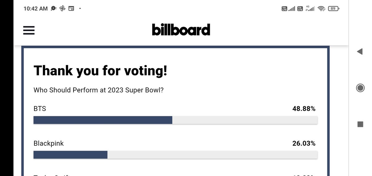 AM_Chelsea22's tweet photo. Hey everyone vote BTS for 2023 Super Bowl performance!!

Purple u army💜

•you can vote multiple times!!

🖇️https://t.co/EPEO1BrqKq https://t.co/AJXQ98NSRU https://t.co/qas0oG1QAQ