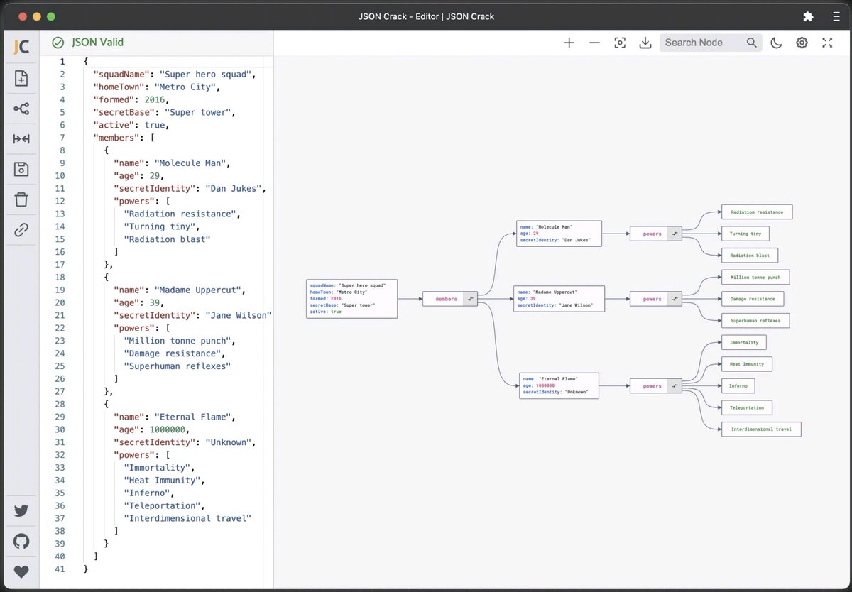 programmschule's tweet photo. Arbeitest du oft mit #json und benötigst ein Tool zum Analysieren der Struktur? Dann könnte https://t.co/jfG34pkL0W was für dich sein! https://t.co/Fcl6x4z4nX