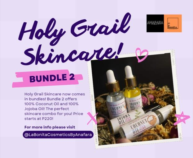 LaAnafara's tweet photo. Try now our Holy Grail Skincare Bundle 2! This bundle comes with the 100% Pure Coconut Oil and the 100% Jojoba Oil, the perfect skincare duo for you! Price starts at P220.

For more information visit or message La Bonita Cosmetics by Anafara! 
#LaBonitaCosmeticsByAnafara https://t.co/ErYoxFEEOn