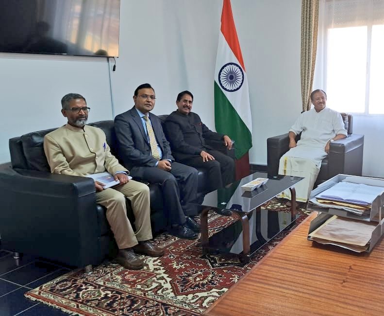 Visited <a href="/indiaeritrea/">India in Eritrea</a> chancery building and interacted with officers and officials of the Embassy.