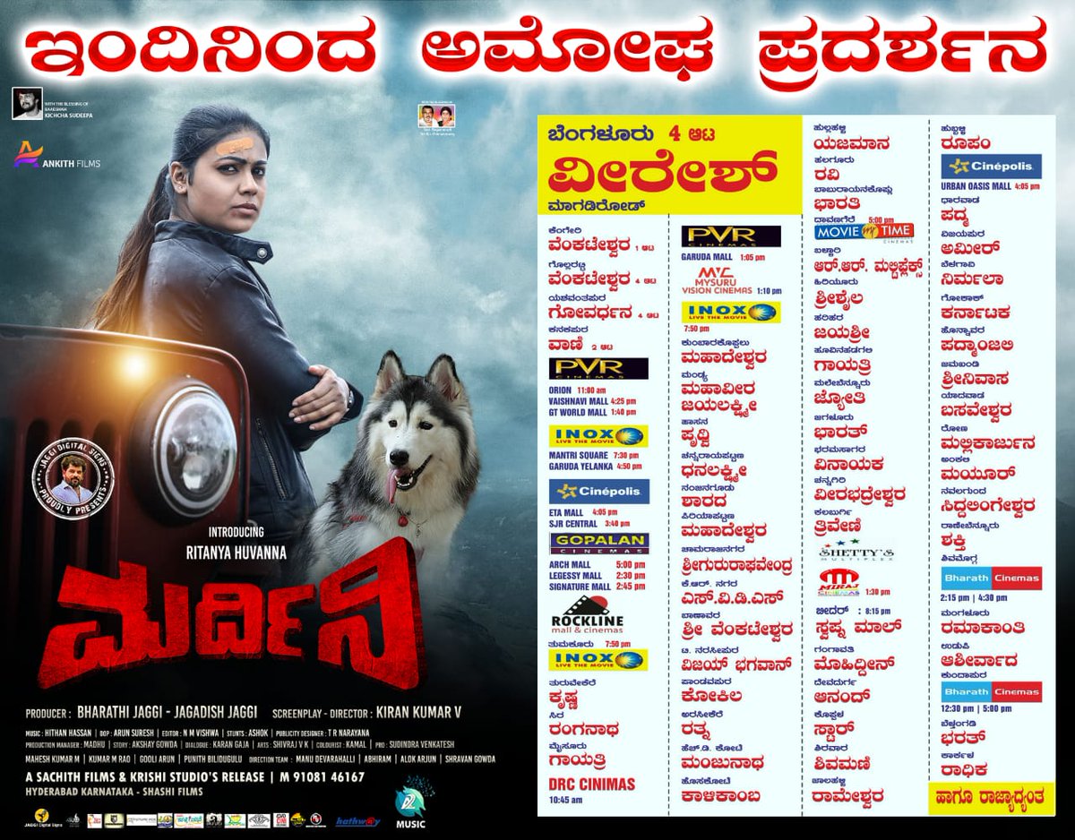 Kichcha Sudeepa (@kicchasudeep) on Twitter photo Best wshs to the team 🥂
<a href="/JagadishJaggi78/">Jagadish Jaggi</a> <a href="/RitanyaGowda/">Ritanya Huvanna Gowda</a>
@mardinimovie
#AnkithFilms #Mardini #JagadishJaggi
#KiranKumarV Best wshs to the team 🥂
<a href="/JagadishJaggi78/">Jagadish Jaggi</a> <a href="/RitanyaGowda/">Ritanya Huvanna Gowda</a>
@mardinimovie
#AnkithFilms #Mardini #JagadishJaggi
#KiranKumarV