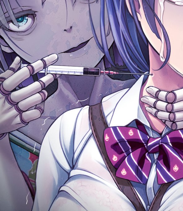 ホラーアプリのイベントカットが過剰表現でAppleさんから審査落ちを受けてしまったので、マイルドな表現に描きかえ作業をしています。 