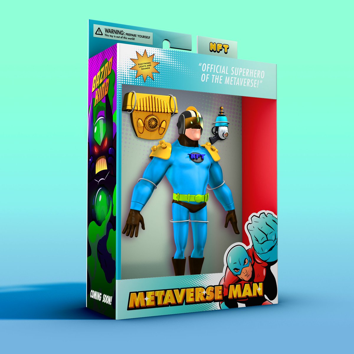 STAND BACK‼️ 🚨

With his trooper helmet and raygun at hand, Metaverse Man will do ALL he can to protect the Metaverse! 💯⚡️

Are you ready to join forces? 👀👀👀