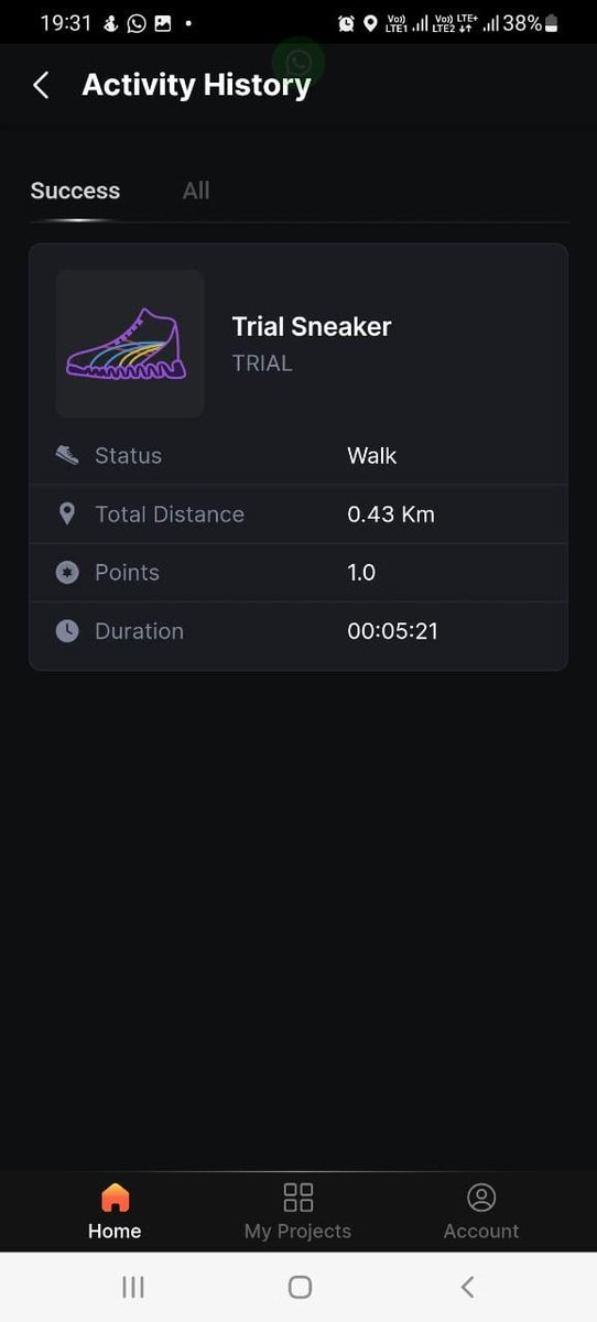MalaySamant's tweet photo. #limoverse #healthfi #movetoearn #move2earn #crypto #web3 #wellnesseconomy The trial Sneaker option where anybody can first earn and then own an NFT is a wonderful feature i this project, never expected this... This is a stand out https://t.co/Ty4MxQRvyd