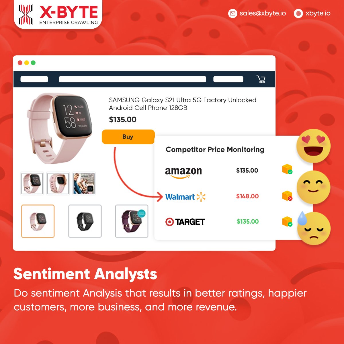 xbyteio's tweet photo. Sentiment analysis allows you to extract, classify, store, and visualize the emotions and opinions expressed by your consumers in their feedback.
https://t.co/DYVOXYQaRi
#sentimentanalysis #webscraping #webscraper #webscrapingservices #usa #canada #uk #uae #spain #xbyteio https://t.co/fRTfU0fK94