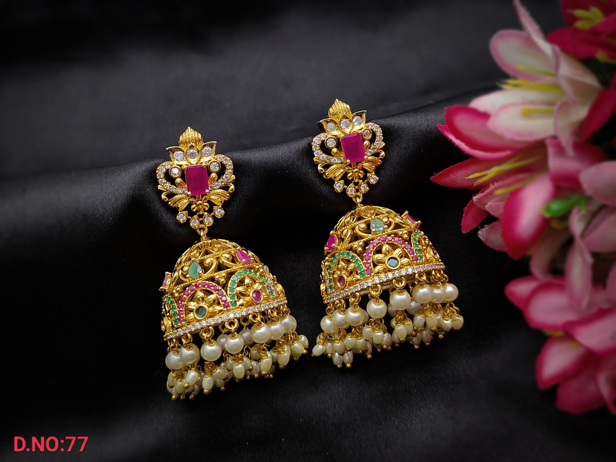 Latest Collection Matt Jhumkas

#Earrings
#MattJhumkas
#Earringoftheday
#Earringwholesale
#laxmisriartjewellers
#Earringsonline
#Earringfashion
#Imitationjewellery
#Artificialjewellery
#Begumbazar
@laxmisriartjewellers