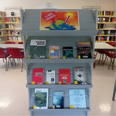 Retrouvez au centre de documentation une sélection d'ouvrages sur le réchauffement climatique.
