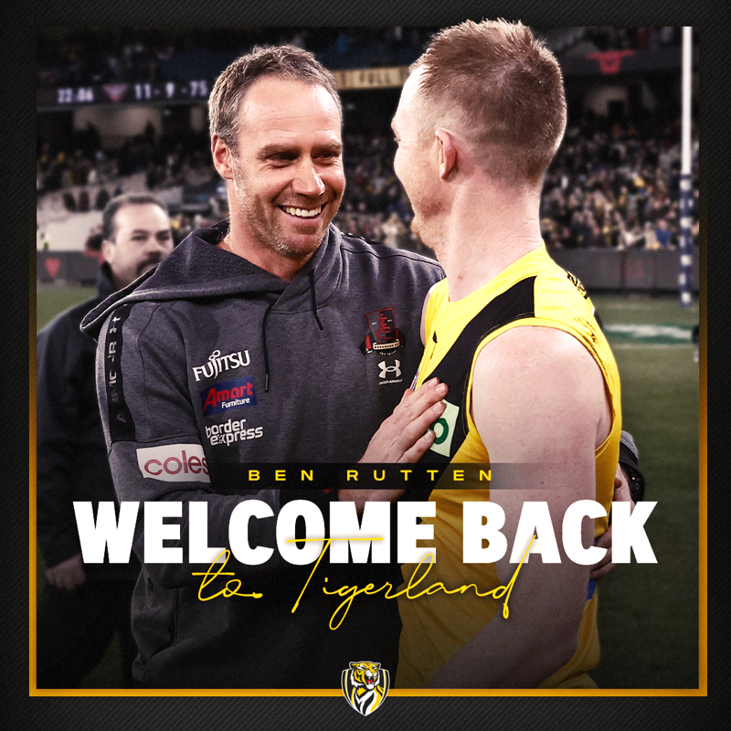 Richmond_FC's tweet photo. Welcome back, Truck 🚚

We're rapt to have Ben Rutten rejoin as an assistant coach for 2023.