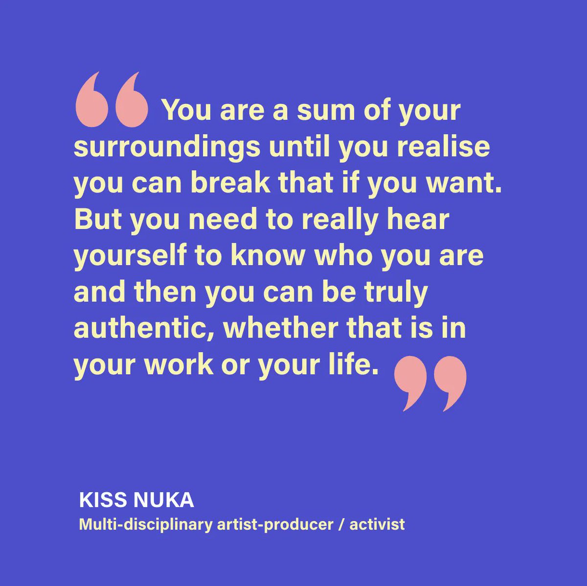 If you haven't listened yet, <a href="/kissnuka/">Kiss Nuka</a>'s episode of Women In Labour is a lesson in taking the time to listen to yourself, as a woman and an artist. Live on all podcast players now. #womeninlabour @awryaditi