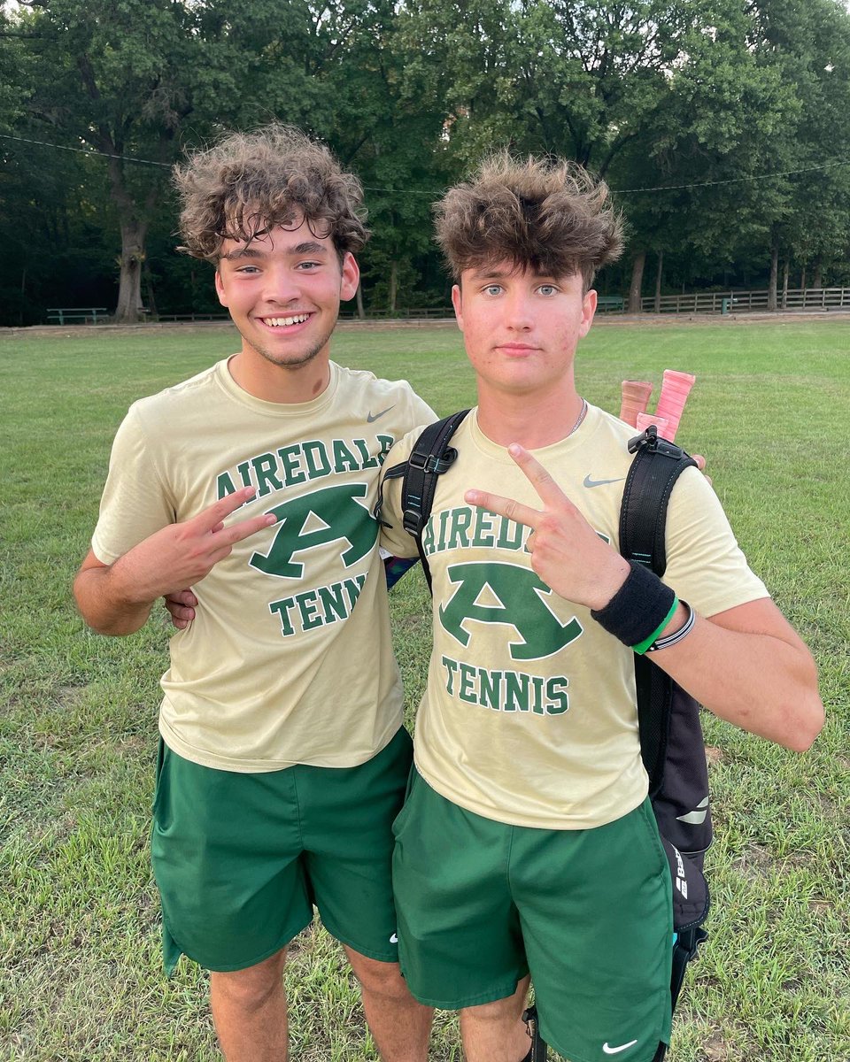 Congrats to our winners from tonight against Greenwood!! #AiredaleTennis #Only1Airedale