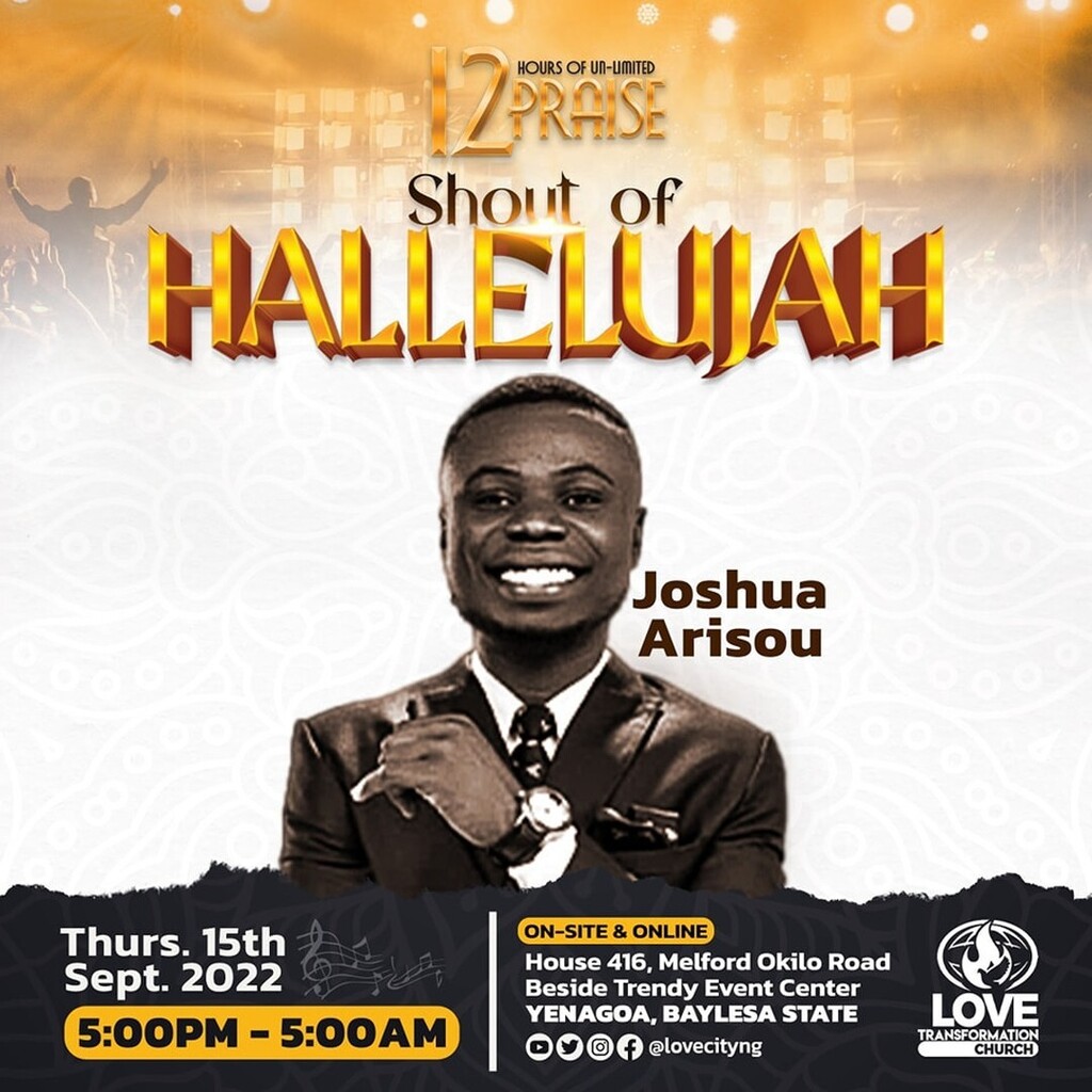 ltccathedral's tweet photo. #MinisteringNow 

#Joshua

#ShoutOfHallelujah
#12HOUP
#12HoursOfUnlimitedPraise
#LTCONline 
#lovecityng
#Lovetransformationchurch 

#Big50 #PPEat50 #PastorPullahEbipre https://t.co/2XavcfvwKk https://t.co/eOsoThjA7s