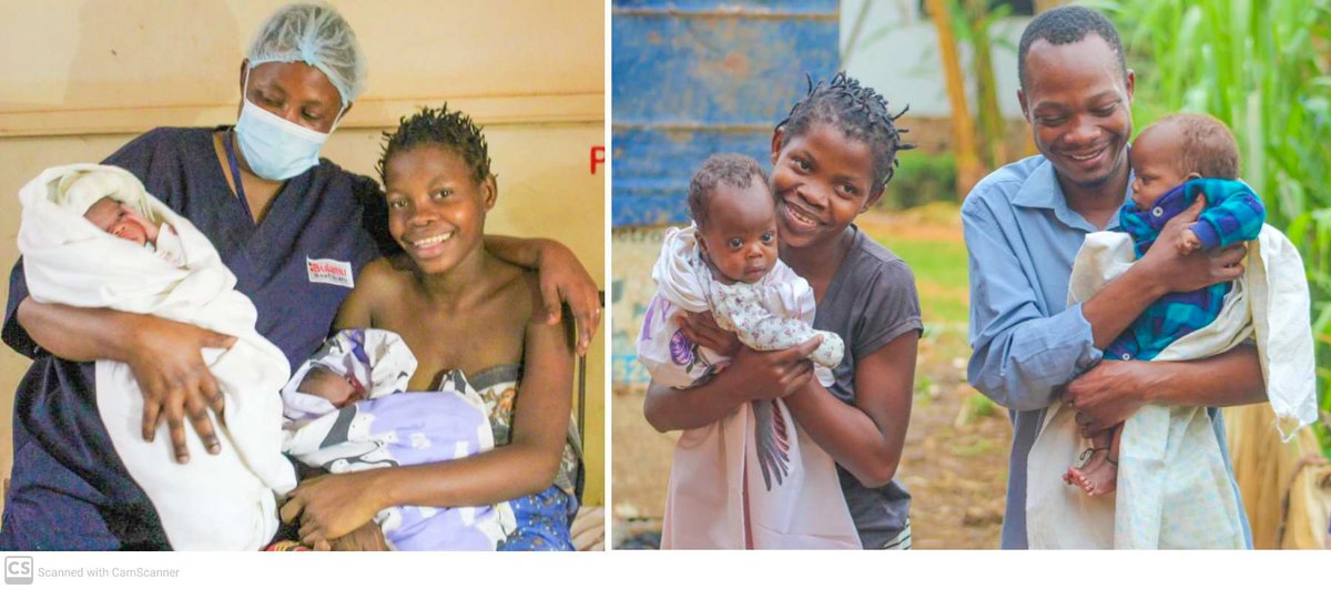 Jamila had only shs.30,000 &amp; was sure that would take her through natural birth at a government funded hospital. However, Bulamu midwives discovered that one of  the babies was breech. They quickly offered a free c-section &amp; successfully delivered the healthy twins.