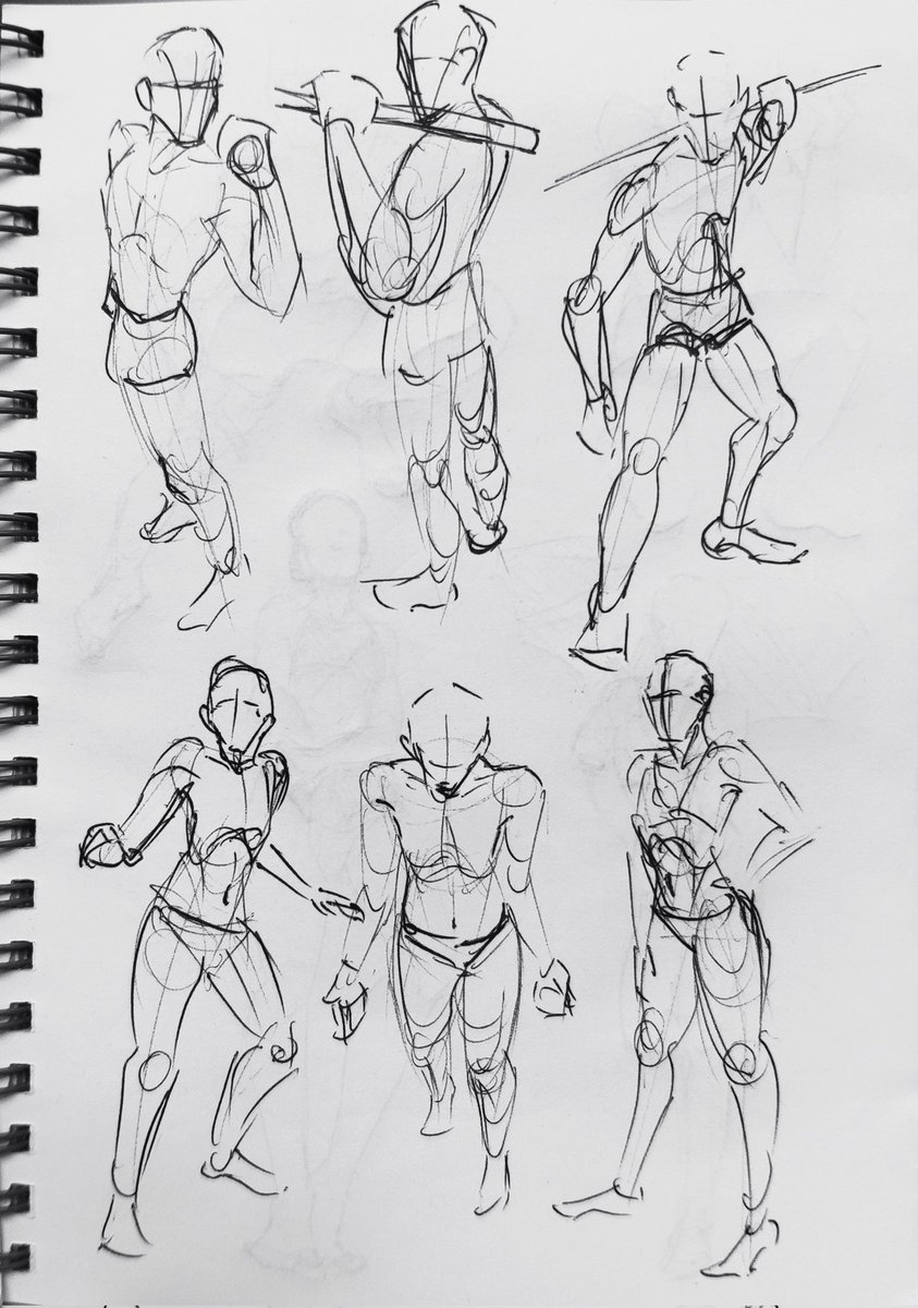 a couple quick sketches
(reference by @theposearchives) 