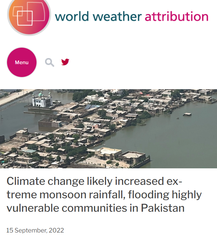 RogerPielkeJr's tweet photo. Compare what is written in the body of the text to the headline:
"infeasible to quantify the overall role of human-induced climate change" https://t.co/jel4gp0qmR