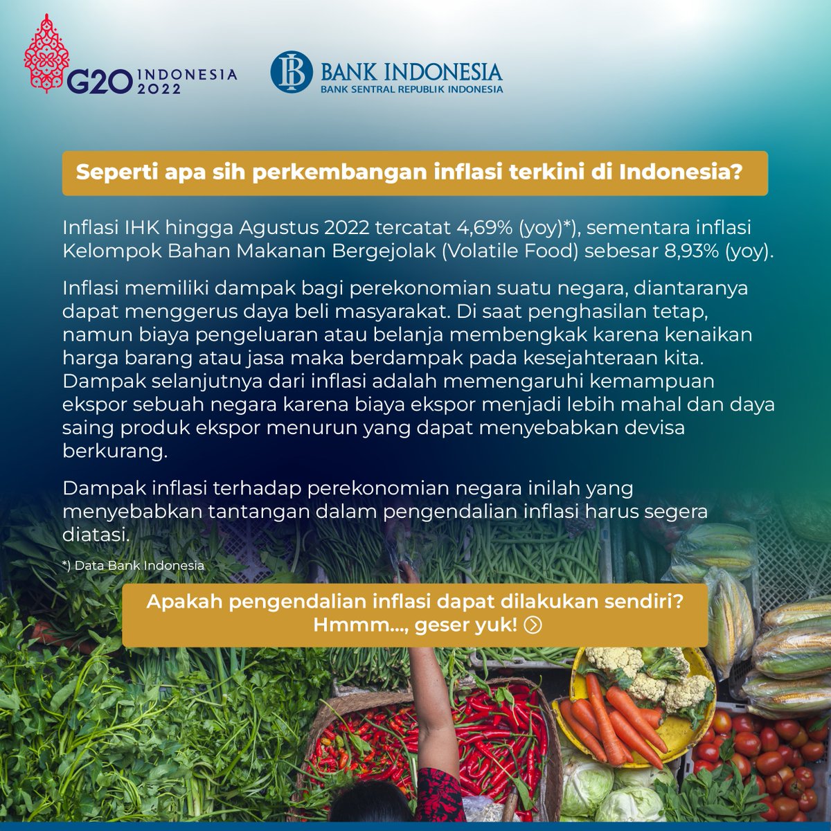 Bank Indonesia on Twitter "SobatRupiah, dampak inflasi terhadap