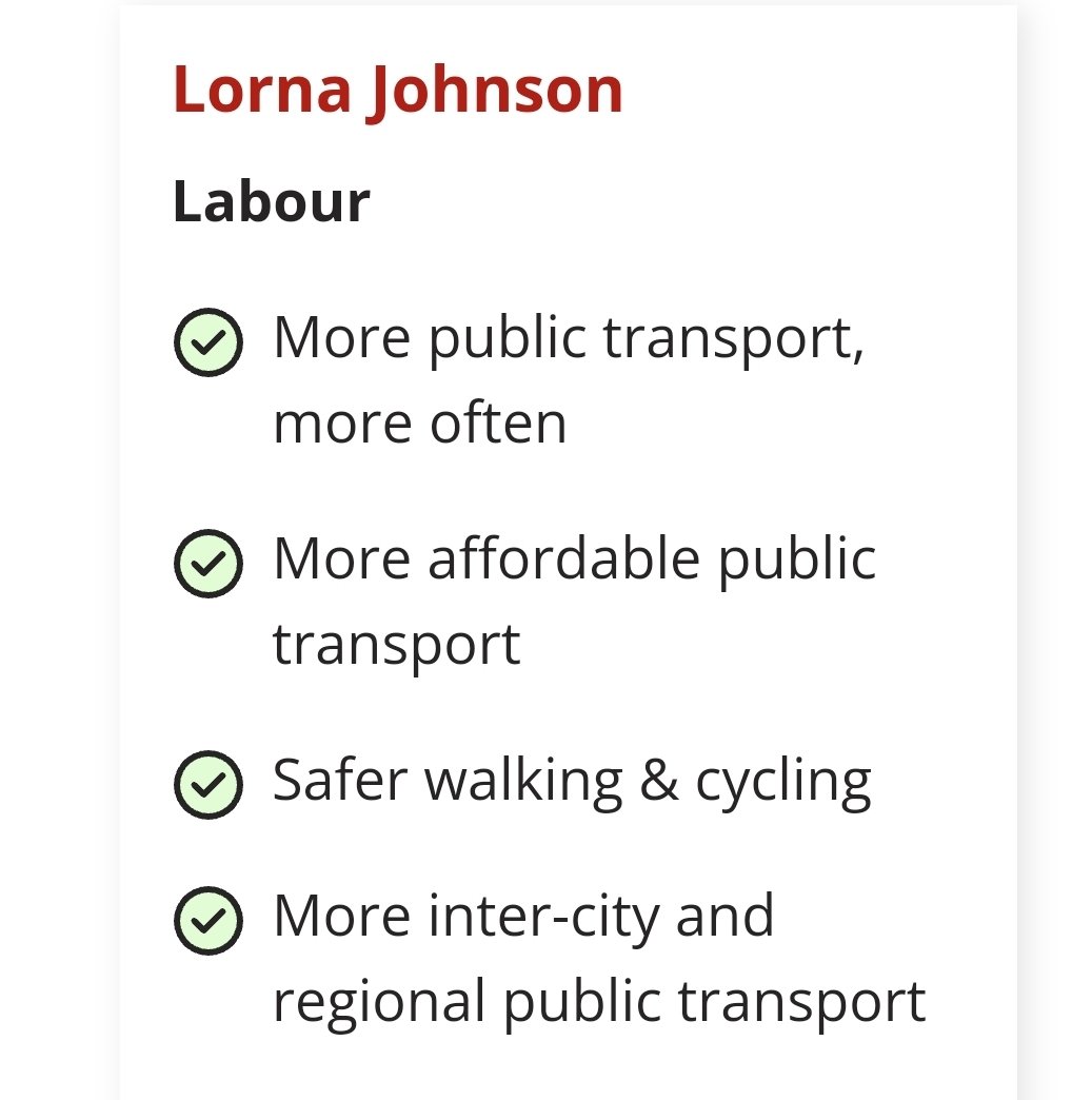 Thanks to @vote_climatenz for providing a platform for candidates to state policy on transport.  #voteclimate