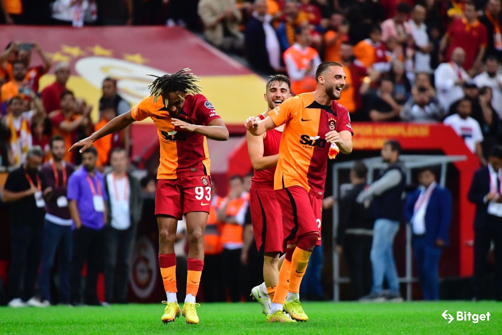galatasaray gol sevinci