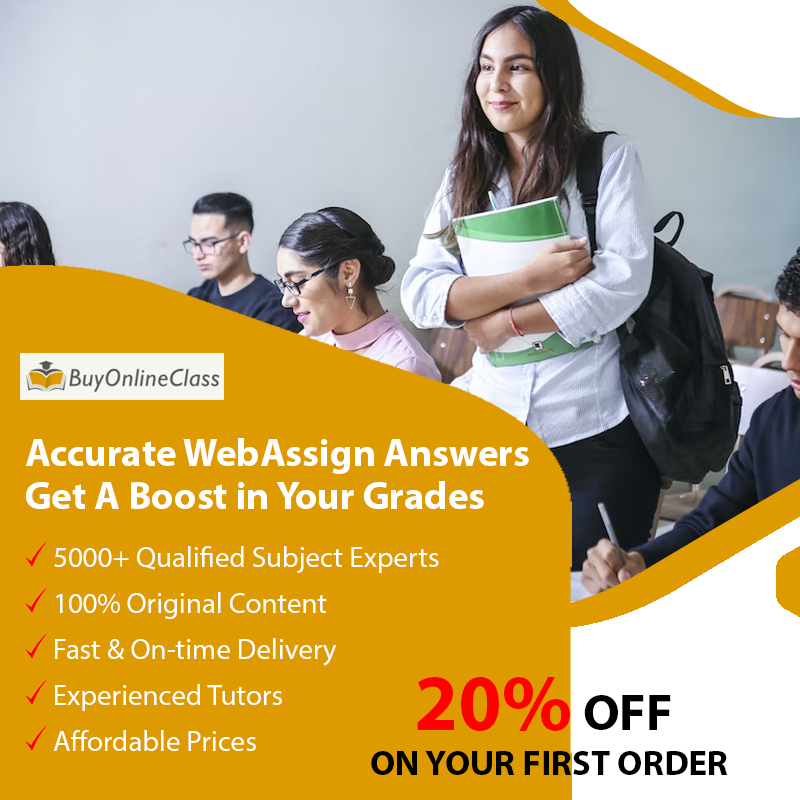 buyonlineclass's tweet image. Look no further if you&apos;re looking for the best and most accurate WebAssign answers! 

#WebAssign_Homework_Answers #Webassign_Accounting_Answers #WebAssign_Math_Answers #WebAssign_hack #WebAssign_answers #buyonlineclass