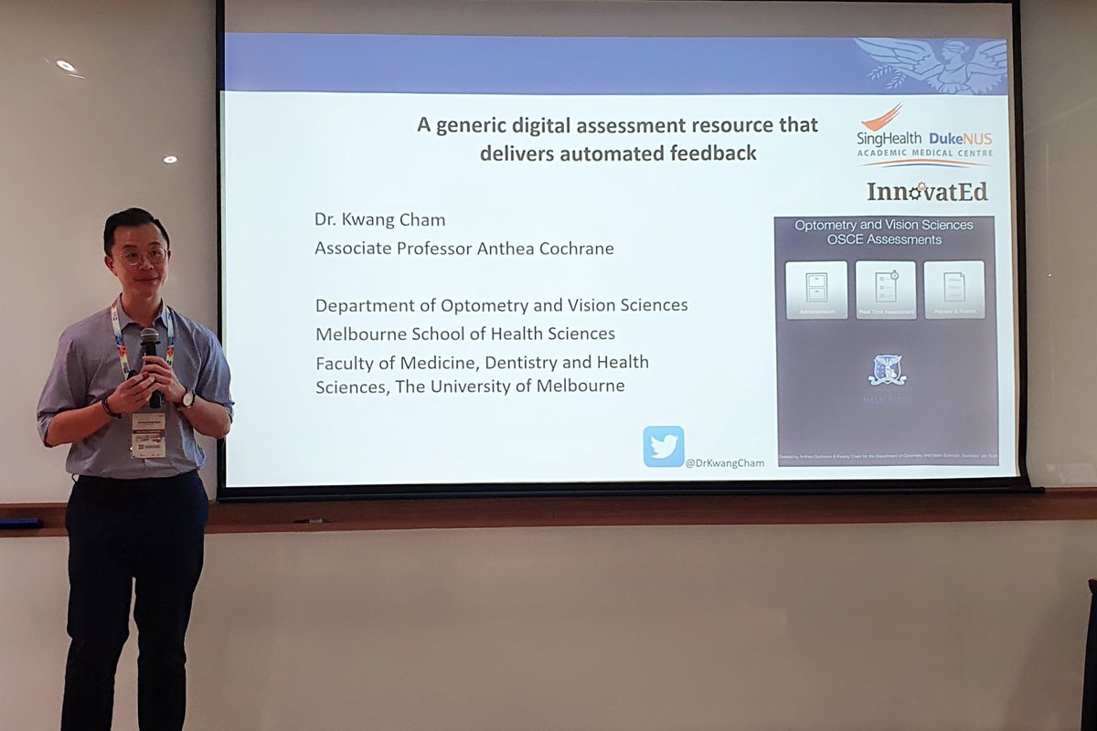 DrKwangCham's tweet photo. Done my 2 presentations at 🇸🇬for the first time @SingHealthSG @dukenus. Really nice to see faces! #eosce #InnovatEd #interdisciplinary #creativity #healthcare #professionalism @PolsterAnu @GuyMorrow @unimelbMDS @ArtsUnimelb @UniMelb @UniMelbDOVS @UniMelbMDHS @BRT_LungGuy #mshs https://t.co/taa1Pkxwfg