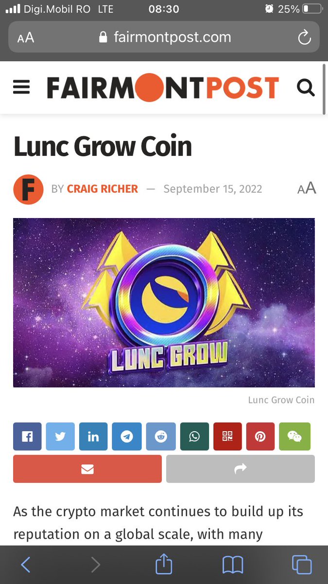 venividivici742's tweet photo. Good morning $LUNC 🌞

Our article about Lunc Grow is live on https://t.co/IQGwFC3Kux !

https://t.co/RuVXuUqZb3

$LGROW  #LUNC #LUNCARMY #LUNCcommunity #CryptoNews https://t.co/7ezKCFxerm