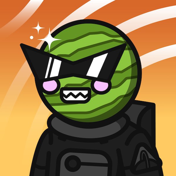 LuckyLuite's tweet image. Isn't there a melon head group on twitter? what's the secret password? ;) #melonhead #SpaceRiders #RideWithMelons