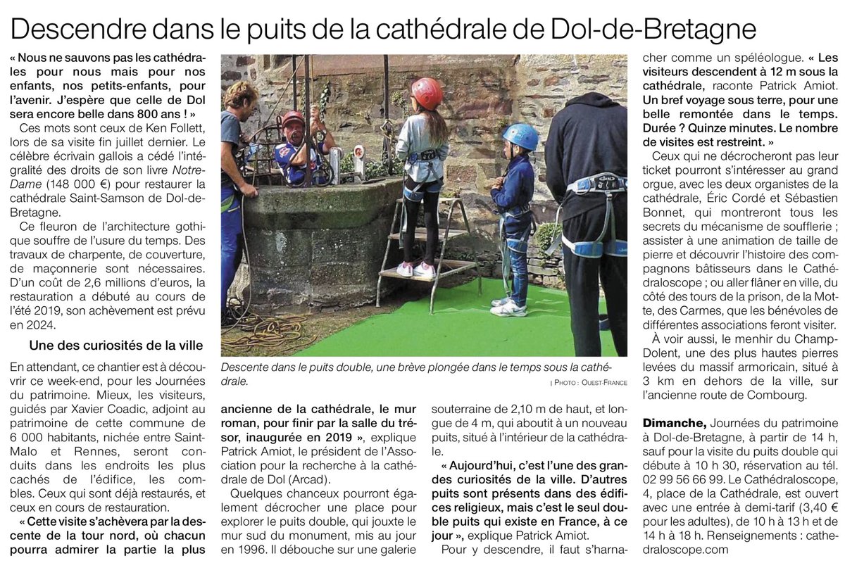 Onze visites et animations ce dimanche 18 septembre