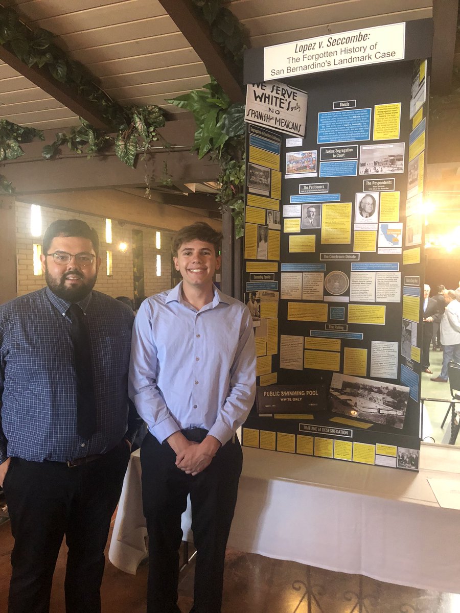 Priceless — When your student gets to meet the historian that provided the foundational research for their award-winning <a href="/NationalHistory/">National History Day</a> <a href="/CaliforniaNhd/">NHD California</a> project. @ProfOcegueda