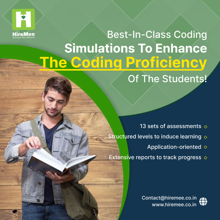 Hiremeeinc's tweet image. HireMee Round Zero helps the students to enhance their #codingproficiency by practicing the coding simulations.
visit: hiremee.co.in/round-zero
#students #onlineexaminations #institutions #skills #coding #codinglanguages #codingassessments #programming #college
#assessment