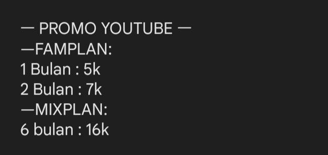 wfahere's tweet image. halloww kakak-kakak yang cangtip n gamteng🤩 
aku lagi promo looohh, buat netflix, youtube dan spotify jadi lebih murah dari harga biasa🥰 
yu kaa bisa langsung cus wa.me/6281380049362 buat tanya-tanya atau order ♡

#zonajajan #zonauang