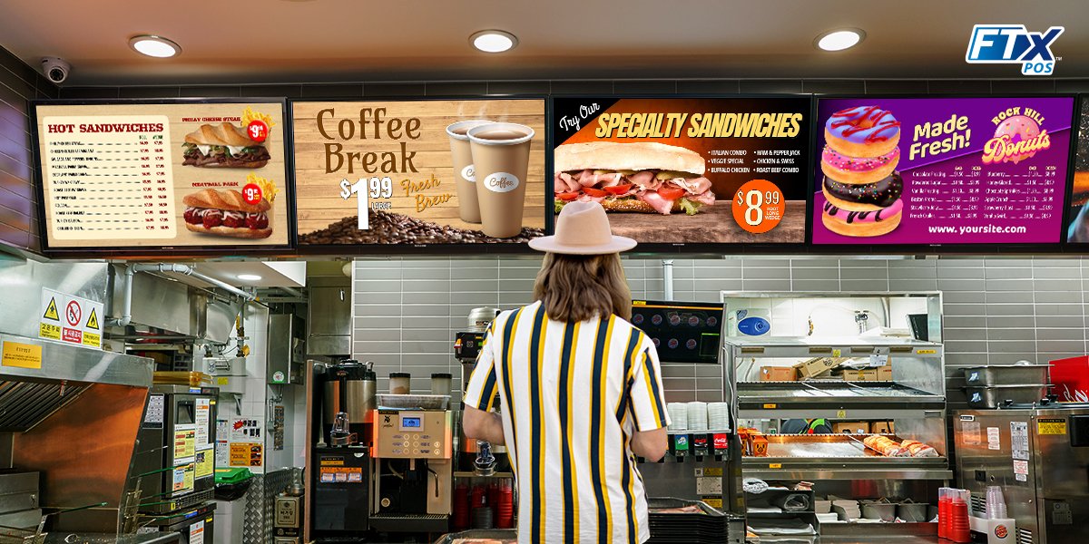 FasTraxInfotech's tweet photo. Have you seen how digital signage is changing the restaurant business? 

Check out latest blog to learn more: https://t.co/r7FkNop5fl

#restaurantdigitalsignage #digitalsignage #digitalsignagesoftware #possystem #FTxInfotech https://t.co/wzhYoQ0hAa
