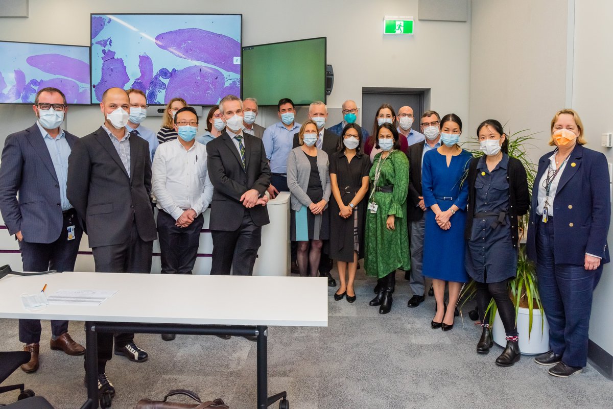 SydneyLHD's tweet image. We’ve launched a new space at RPA for the Bone and Soft Tissue Sarcoma Unit.
Equipped with the latest tech to enhance patient care, it's dedicated to the memory of Dr Annabelle Mahar, a much loved, highly respected and world-renowned member of RPA’s Tissue Pathology Department.