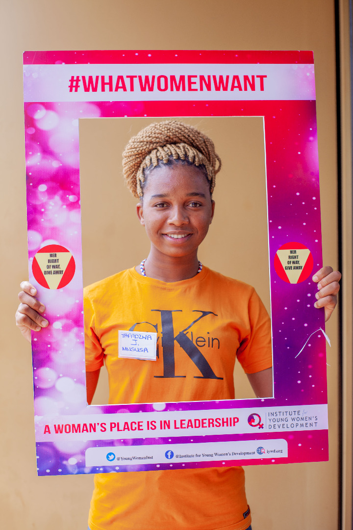 YoungWomenInst's tweet photo. We continue to advocate for leadership so that young women can fully participate in leadership roles and effect transformative change in their communities #VoteRunLeadReloaded @glanyline @HivosWiL @ZimHRNGOForum @DemcoTrust @DorcasNorupiri @weleadteam @WCOZIMBABWE @wesewomen https://t.co/p79isNyUA1