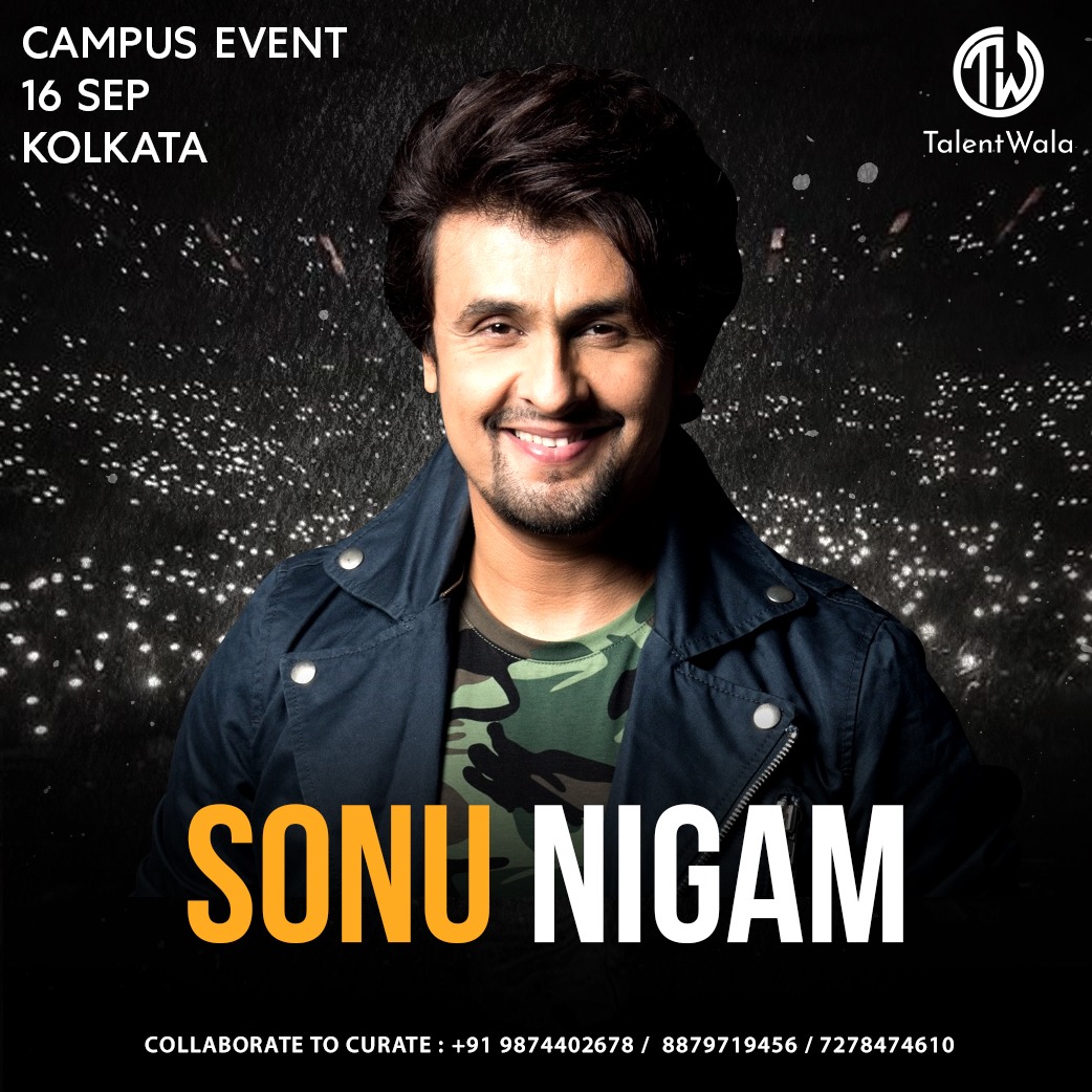 Talentwaladotin's tweet photo. Padma Shri @Sonunigam performing live tonight in Kolkata for a campus event!
#talentwala #sonunigam #padmashri #curatingexperiences #curatingeventsglobally #campusevent #kolkata #singer #liveshow #talents #talentmanagement #artistmanagement #eventmanagement https://t.co/3m6KT9wDjO