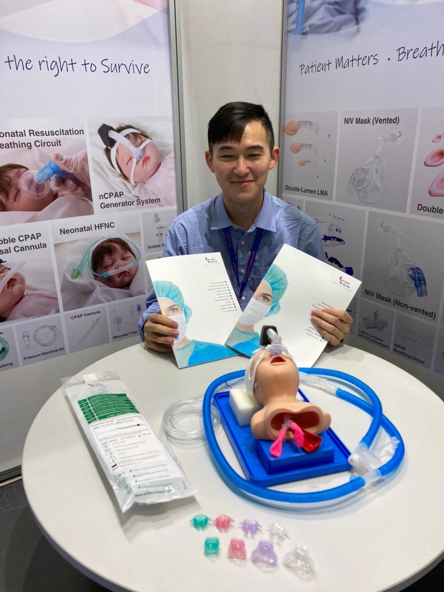 TaiwanCreate's tweet image. PHARMEDI 2022-Day 3. Come to check #maplesoncircuit #flowsensor #nivmask #ncpap #bubblecpap #breathingcircuit