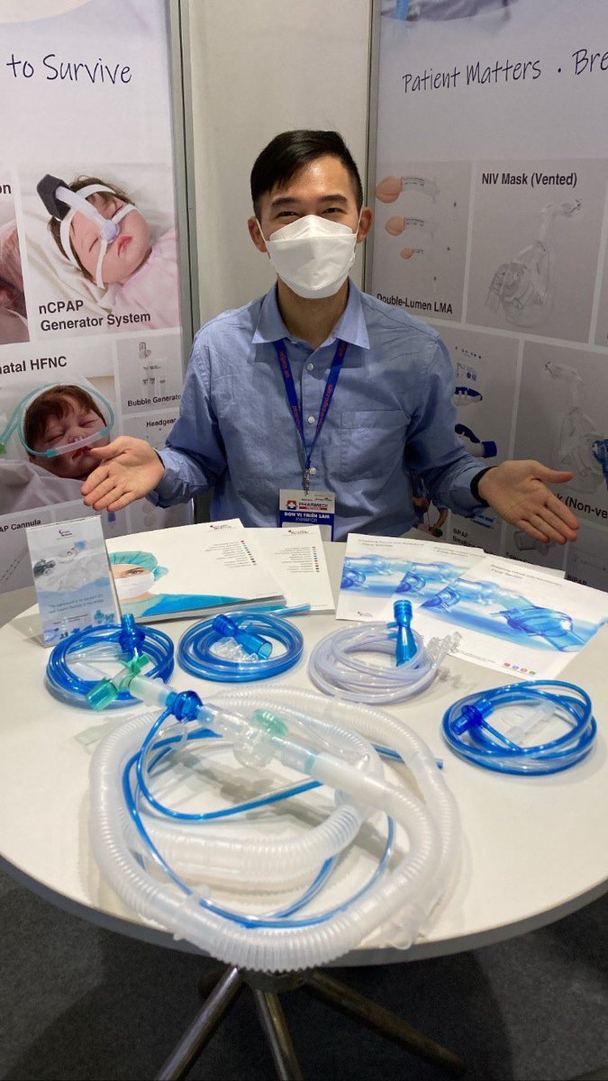 TaiwanCreate's tweet image. PHARMEDI 2022-Day 3. Come to check #maplesoncircuit #flowsensor #nivmask #ncpap #bubblecpap #breathingcircuit
