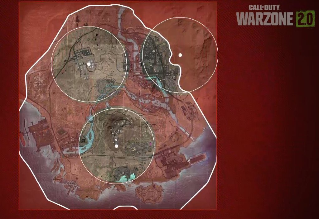The Warzone 2.0 mechanic forces players to fight in separate zones before merging to the final single zone . A first look for the BR Genre! 👍🏼 or 👎🏼 on this update? #RNGFAM #MWII