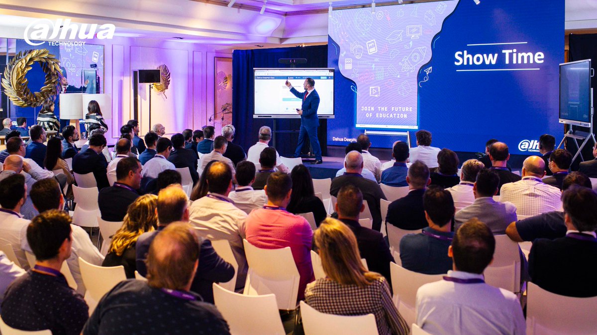 DahuaHQ's tweet photo. Congratulations!🎉 What a successful launch event of the Dahua DeepHub!🥳👨🏫
#dahua #DeepHub #SmartWhiteboard https://t.co/9h0OYXz2LS
