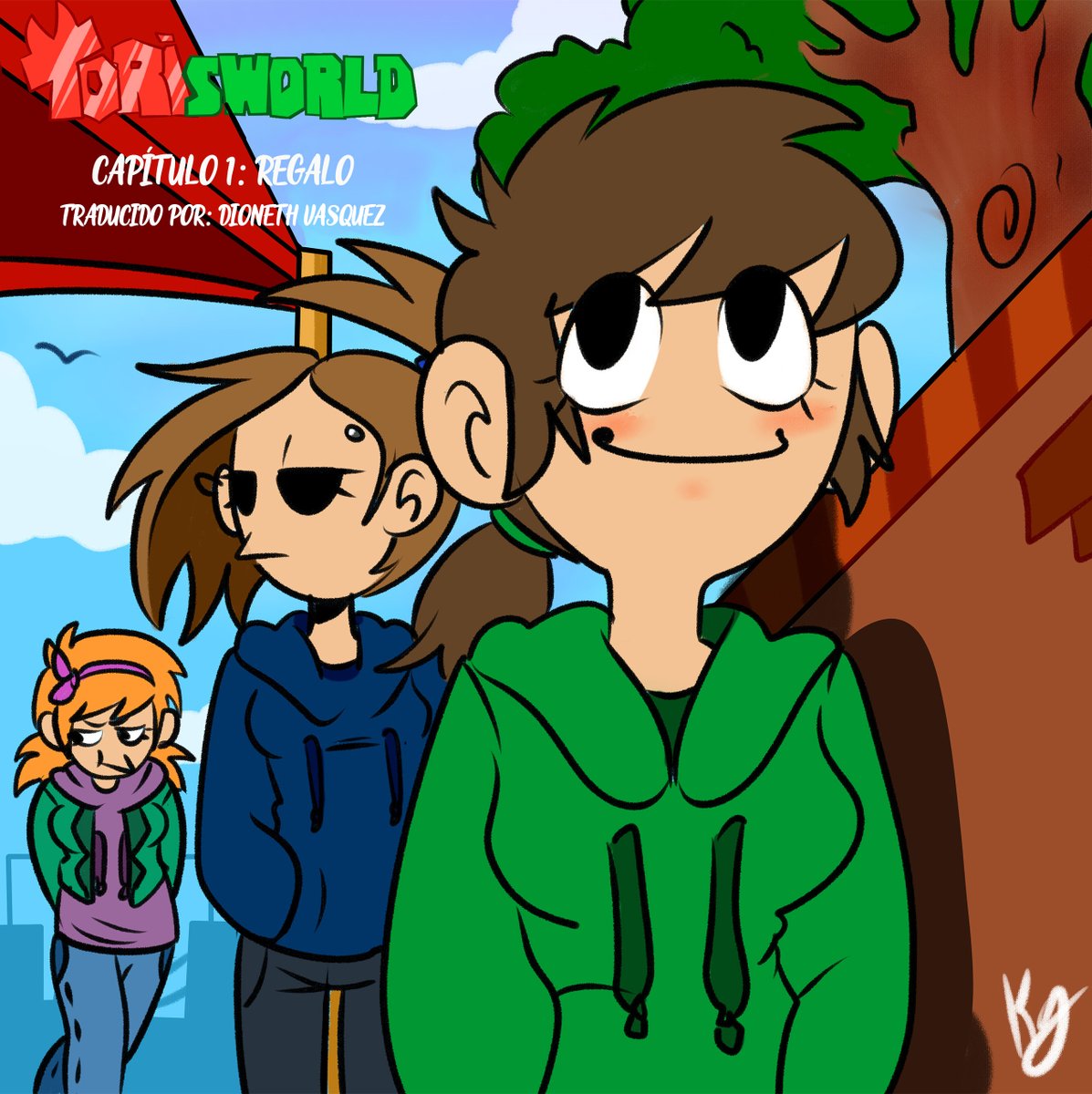 sugarwill12's tweet photo. Os traigo un Au diseñado y escrito por mí originalmente en inglés y traducido y revisado por mi amiga Jovanna Vásquez Beltrán. El capítulo 2 está en producción.
Parte ( 1/5) - Español #eddsworld #ellsworld #tori #ell #tamara #matilda #eddsworldAU #comic #torisworld https://t.co/Wu7NLjwJfK