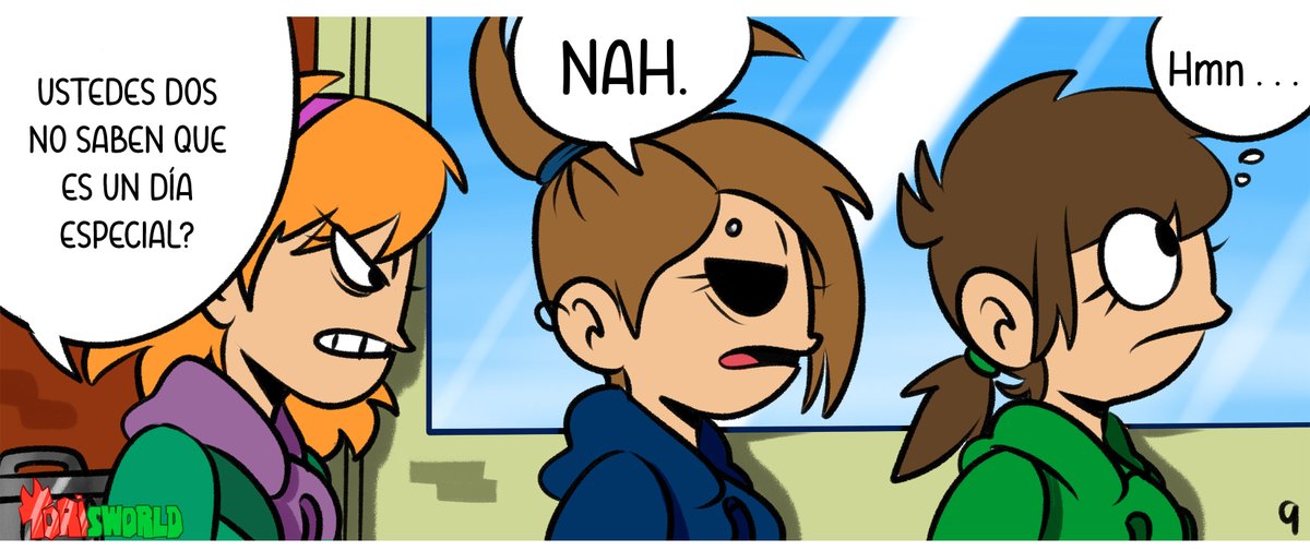 sugarwill12's tweet photo. Parte ( 3/5) - Torisworld Español #eddsworld #ellsworld #tori #ell #tamara #matilda #eddsworldAU #comic #torisworld https://t.co/DXynsADujD