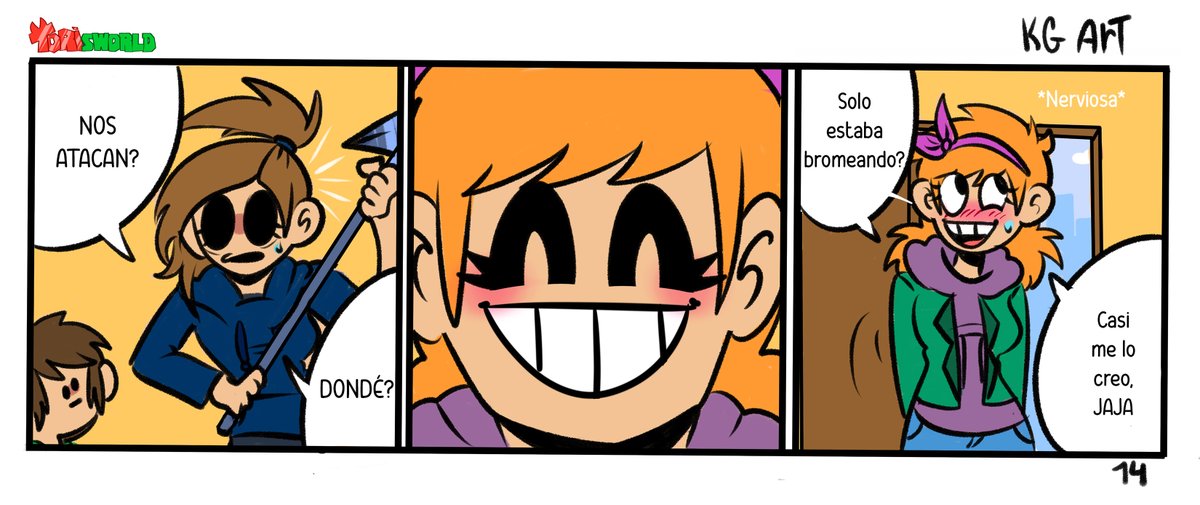 sugarwill12's tweet photo. Parte ( 4/5) - Torisworld Español #eddsworld #ellsworld #tori #ell #tamara #matilda #eddsworldAU #comic #torisworld https://t.co/UrmhWYPKpV