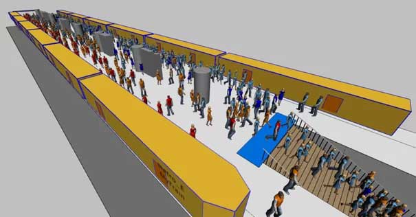Simulatie geeft inzicht in passagiersstromen logistiek.com/product_Simula… #simulationsoftware