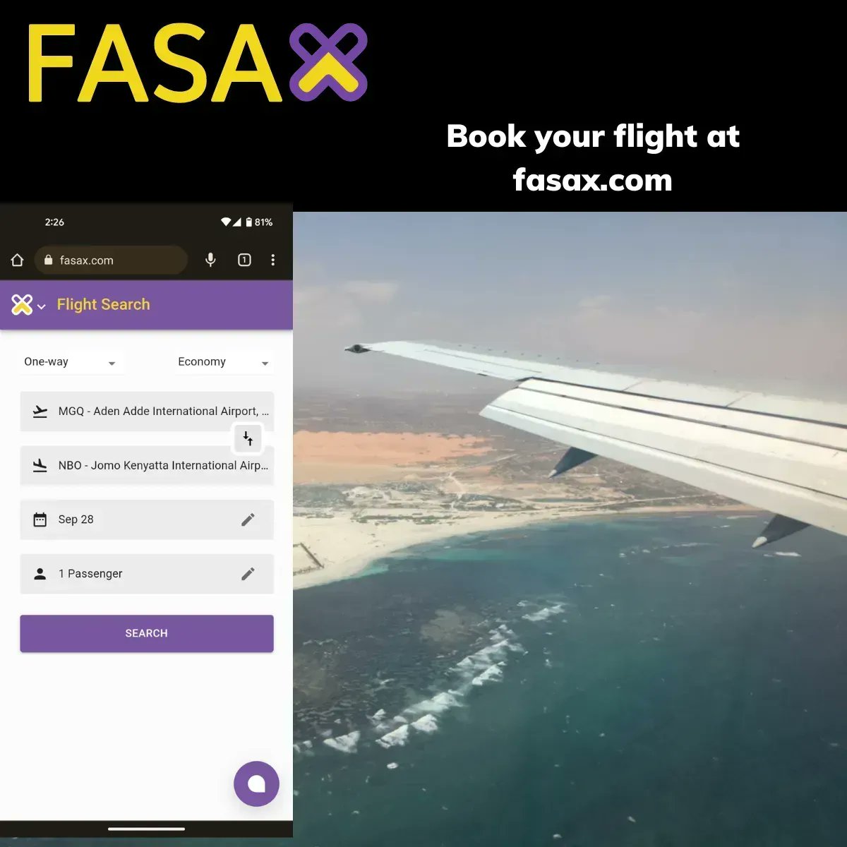 FasaxTravel's tweet photo. Search for over 1000 flights in Somalia and book on your mobile at https://t.co/Elv8vyjkEU!
Visit https://t.co/9fdT2d1Bzt

#Somalia #TravelTheWorld #adventure https://t.co/9i7bqqGgsi