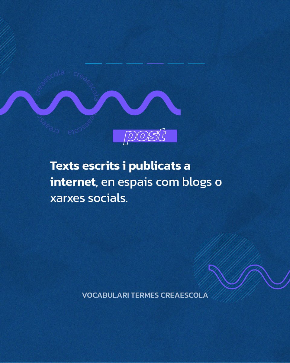 Avui t’apropem algunes paraules que utilitzem diàriament en la nostra comunicació. Saps el que és el shadowban? I el target? Desplaça a la dreta per a aprendre-les! 📲
#desenvolupament #web #xarxessocials #campanyes #promocio #paginaweb #agencia #marketing #creaescola