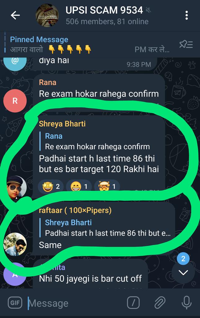 ये है वे तेजस्वी छात्र जो Li Exam चाहते है,क्युकी इनके 86 थे और इन्हे कटऑफ 80 ही चाहिए थी,
और एक बार नही जब तक इनका सलेक्शन न हो जाए तक तक इनका li exam कराते रहे,
<a href="/Kaps939/">Kapil Chaudhary</a>
 <a href="/DharmrajUpadh12/">dharamraj kavi shayar</a> 
@upsidarogaji 
<a href="/Sandeep20778197/">VIVEK JAWLA (SUB INSPECTOR IN UPP)</a> 
<a href="/upprpb/">Uttar Pradesh Police Recruitment & Promotion Board</a> 
<a href="/myogioffice/">Yogi Adityanath Office</a> 
<a href="/cop_anirudha/">Anirudha Singh 🛡</a>
<a href="/Rahul_438/">Rahul Shishodia</a>