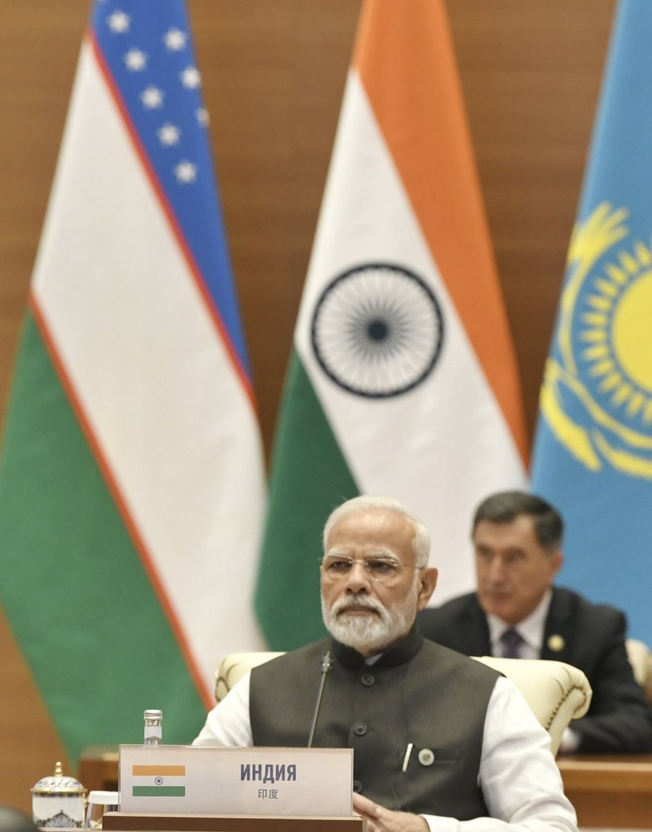 MohitsharmaBJP's tweet photo. देश का अभिमान श्री @narendramodi जी।
#SCOSummit2022 

#PMModiatSCO https://t.co/ly0LiIagZu