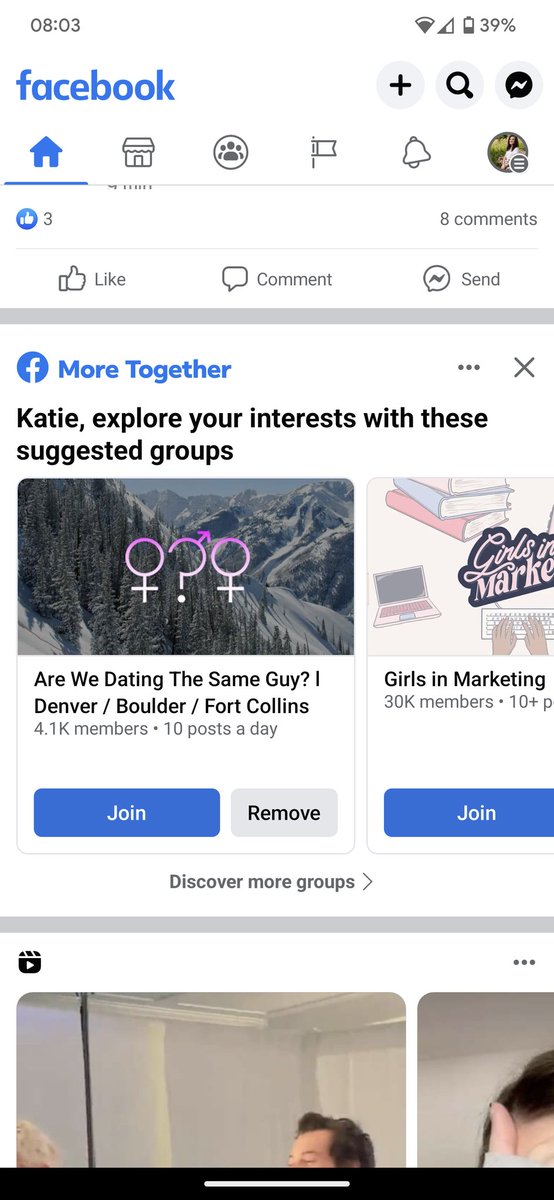 Entertained by today's suggested Facebook group. Damn that Boulder boyfriend of mine.