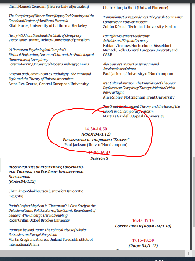 FascismJournal's tweet photo. We're on the #comfas program today :). @barbaramolas and @pnjackson101 will tell you all about the journal. Hope to see you at 2.30 PM https://t.co/i03KJiMCGd
