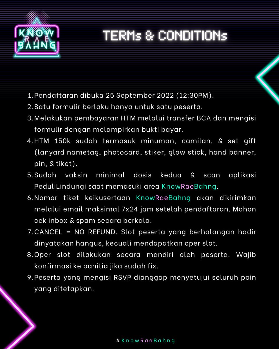 SKZevent_JKT's tweet photo. 【ＫＮＯＷＲＡＥＢＡＨＮＧ】
for @Stray_Kids Bang Chan &amp; Lee Know Birthday Event

📆 22 October 2022
📍 Ko+labora Flexispaces, JakBar
⏰ 1PM-end

📮Please re-read the info
📮open regist 25th Sept only at @SKZevent_JKT

Let's have fun together!

#KnowRaeBahng #Bangchan #LeeKnow https://t.co/In5lcbByBz